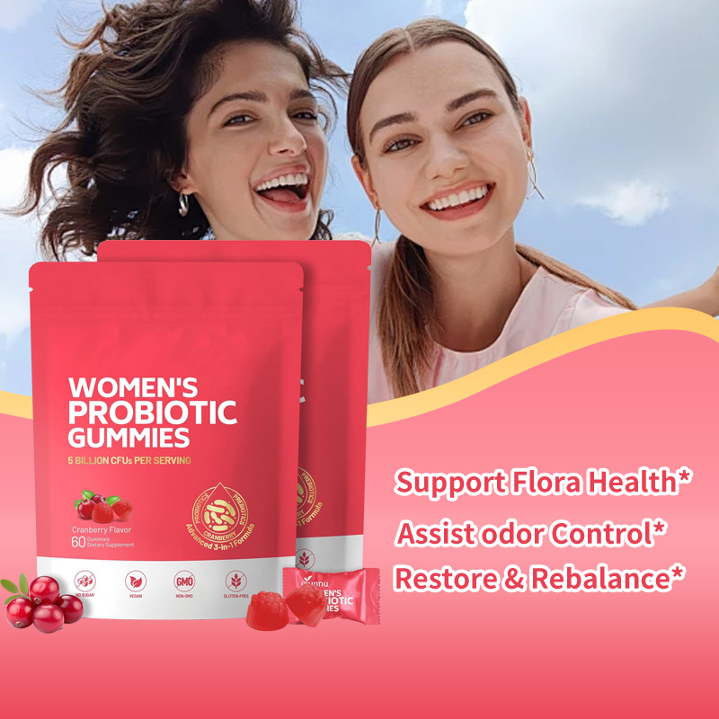Spot Export Women's Probiotic Gummies Cranberry Gummies Cranberry Probiotic Gummies Source