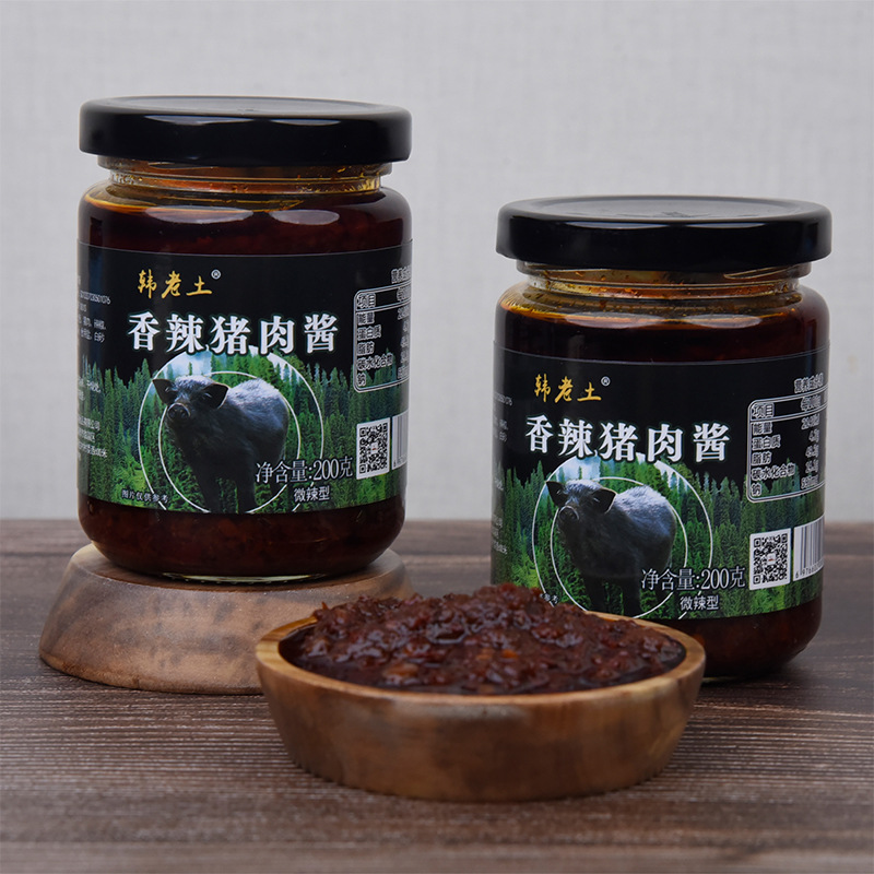 Hot Pot Dipping Sauce, Rice Sauce, Home-Made Spicy Pork Sauce 200g, Chili Sauce for Noodles, Rice, and Noodles, Ready for Delivery