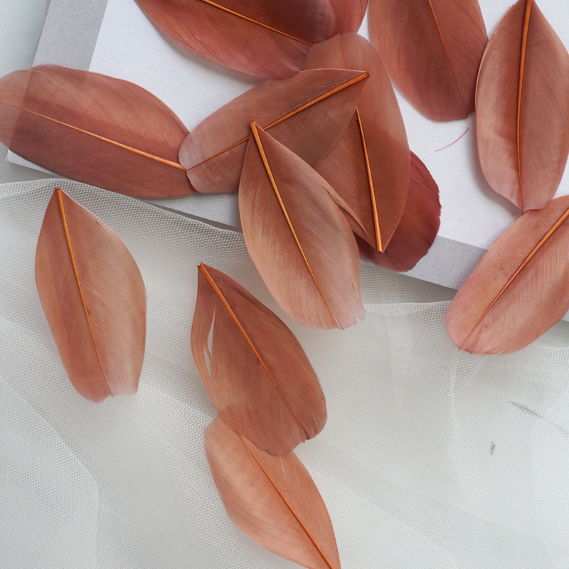 goose feather floating head color feather decoration diy jewelry earrings earrings dream catcher handmade material accessories small feathers