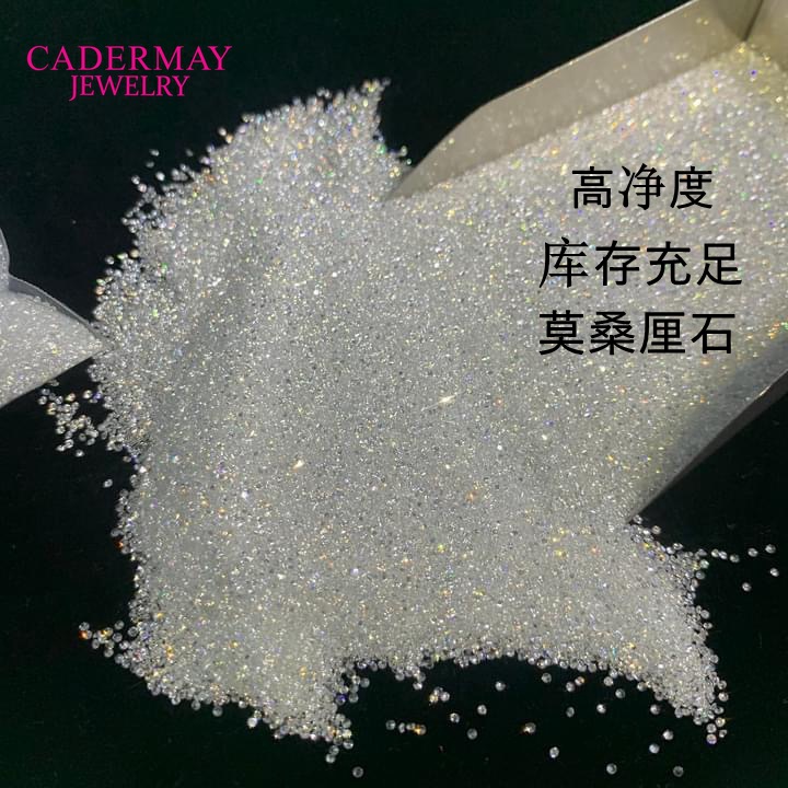 Моиссанит голый камень D цвет маленький круглый восемь стрелок сантиметр маленький размер часы искусственный драгоценный камень ювелирные аксессуары