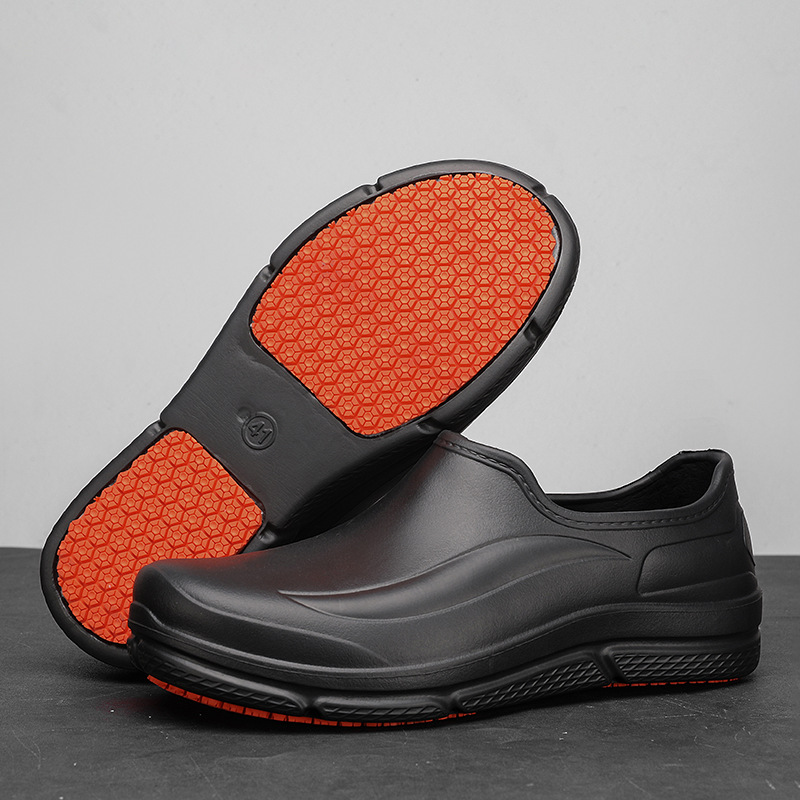 2024 New Arrival Waterproof Men's Casual Shoes Lightweight Non-Slip Chef Shoes for Men and Women Operating Room Rubber Sole Tool Shoes for Men
