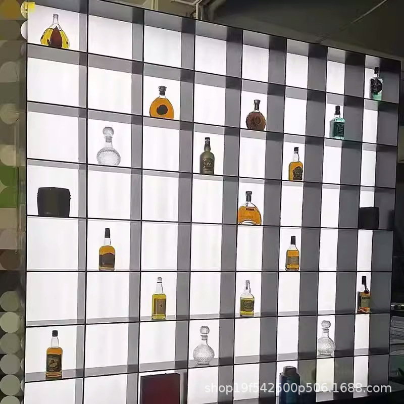 Acrylic light guide plate atmosphere led light emitting lamp side light source wine cabinet background board cabinet display light emitting back plate