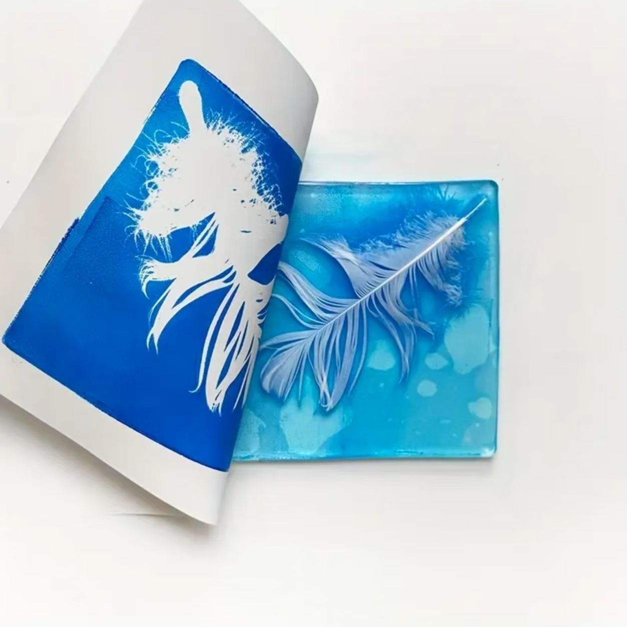 Gelatin Printmaking Rubbing Plate Is Simple and Fun, Can Be Used Multiple Times Without Sticking, Is Safe and Environmentally Friendly, Gel Silicone Rubbing Plate