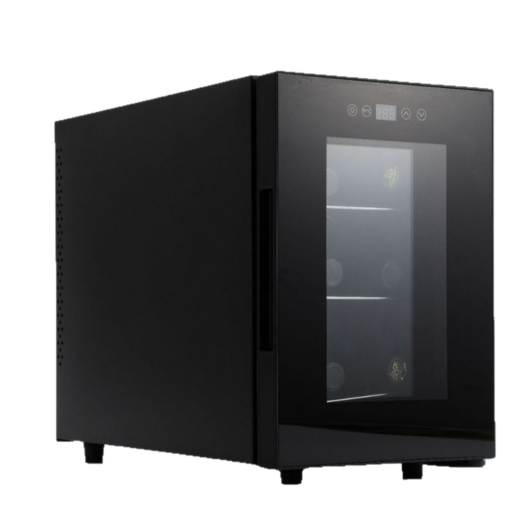 Household Small Red Wine Cabinet 13L Mini Refrigerated Display Cabinet Commercial Display Fresh-Keeping Silent Energy-Saving Wine Storage Refrigerator