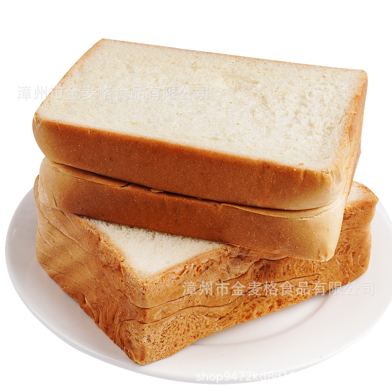 Free Shipping Thick Cut Toast Satived Bread Whole Case Hand Tear Mellow Slice Nutritious Breakfast Food Snacks