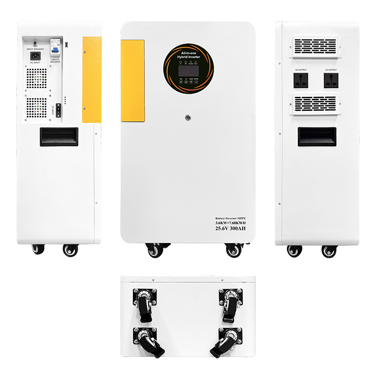 Photovoltaic Off-Grid Solar Power Energy Storage System 16-Degree Household Battery Built-In All-In-One Machine 15Kwh Lithium Battery