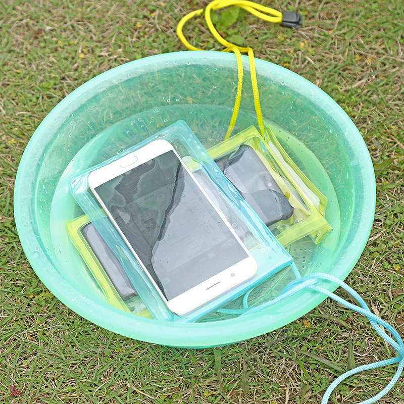 PVC waterproof bag three fold protection water wet mobile phone bag drifting swimming mobile phone bag waterproof bag wholesale