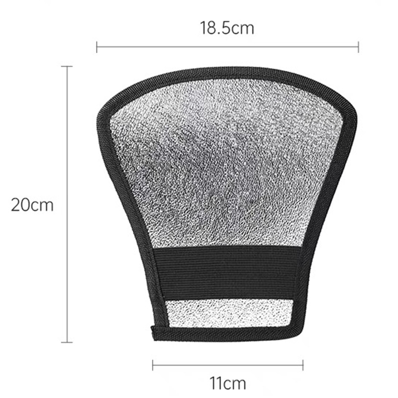Soft light cover plate double-sided blocking fan-shaped photography shovel reflective carrying two-in-one silver white roof flash lamp cover manufacturers
