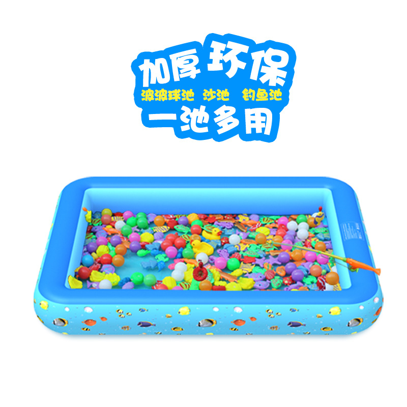 Swimming Pool Children's Baby's Inflatable Fishing Pool Fishing Pool Sand Pool Park Night Market Stall Children's Toy Play Pool
