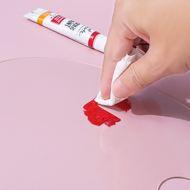 Acrylic Transparent Palette Water Pastel Makeup Beauty Palette Oval Square Palette Oil Painting Palette