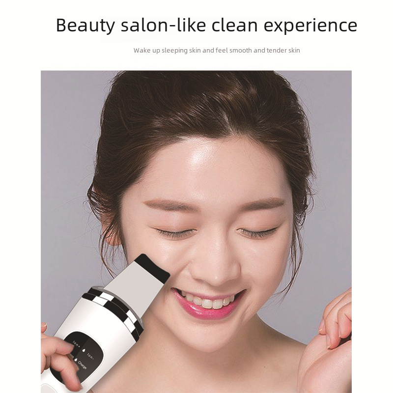 Small Bubble Cleaning Device Cross-Border Skin Scraper Blackhead Remover Ultrasonic Facial Pore Cleaner