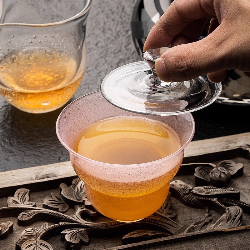 Large-Capacity Handmade Thickened Anti-Scald Creative Tea Divider Japanese Kung Fu Tea Ceremony Bubble Glass Fair Cup