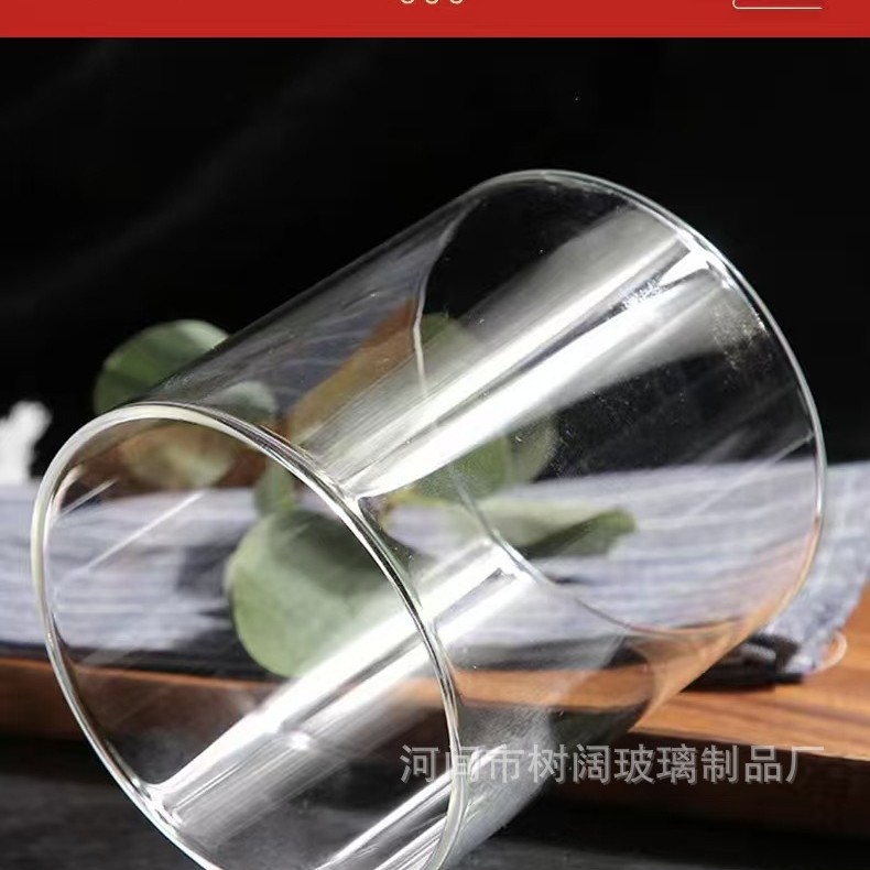 High Borosilicate Candle Lampshade Aromatherapy Hand-Made Glass Cover Christmas Home Dust Cover Ornaments Transparent Candle Cup