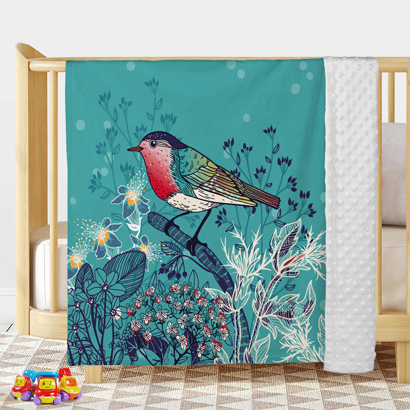 Supply Baby Autumn and Winter Blanket Kidsren's Baby Comfort Beanie Quilt Winter Beanie Fleece Blanket