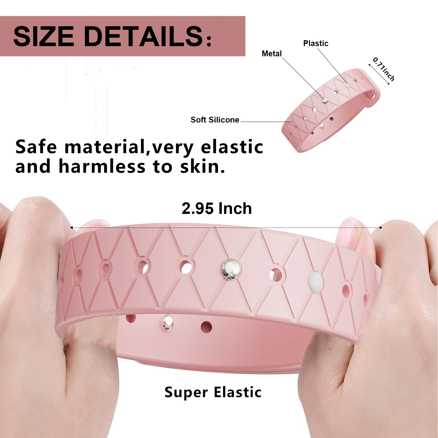 Silicone Anti-glare Bracelet / Anti-motion Boat Motion Sickness, Morning Spitting, Etc., 100% Pure Natural Effects