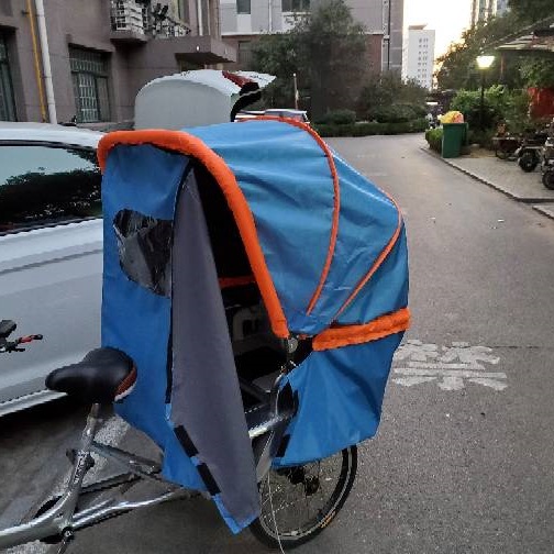Human-Powered Tricycle Canopy, Elderly Scooter Canopy, Pedal Tricycle Canopy, Outdoor Rainproof Canopy, Folding Canopy