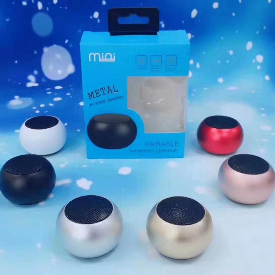 BM3D one-to-two Bluetooth speaker aluminum alloy bass small steel gun TWS wireless mini audio gift speaker