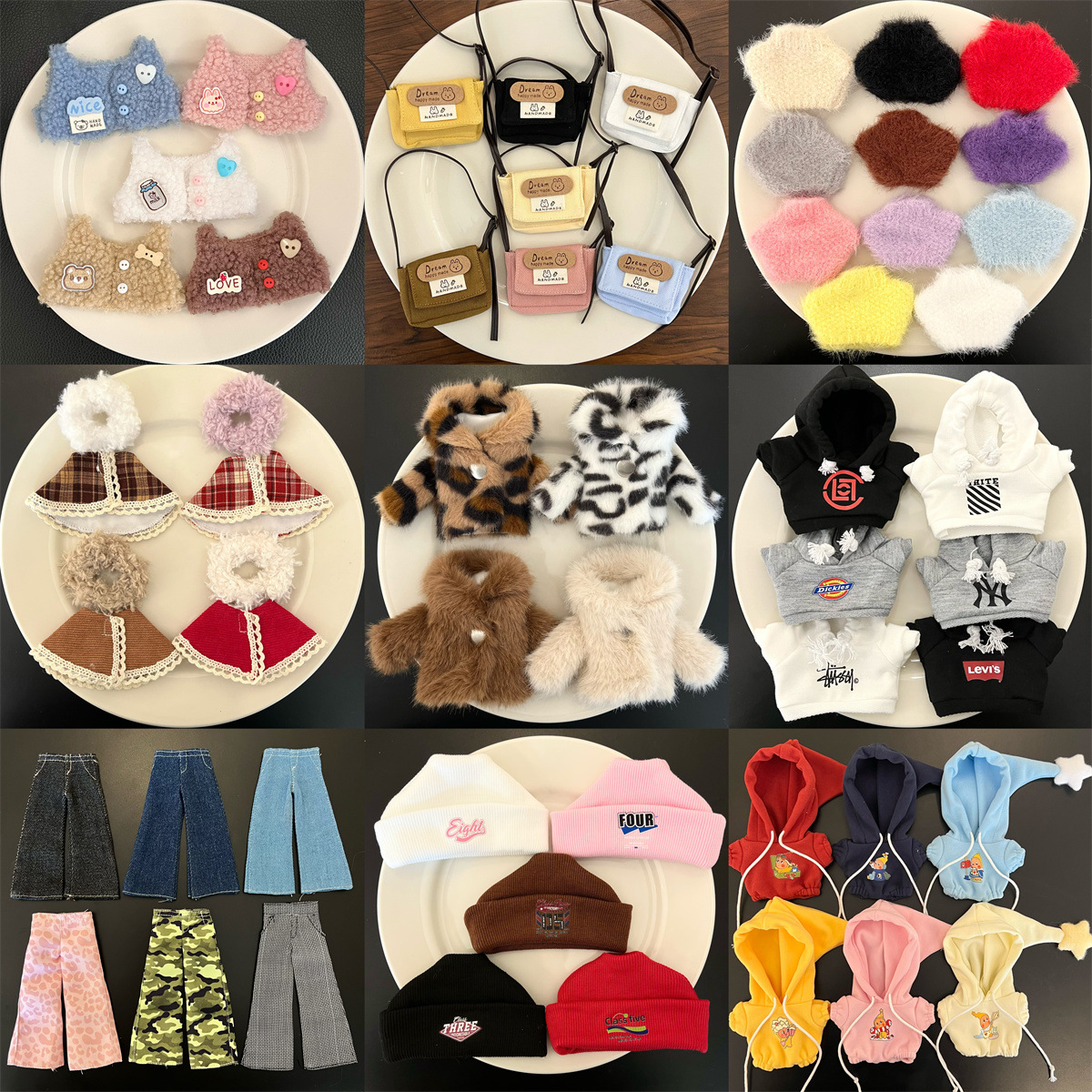 Custom-Made Baby Clothes, Custom-Made Doll Clothes, Custom-Made Kt Cat Plush Toys, Custom-Made According to Drawings