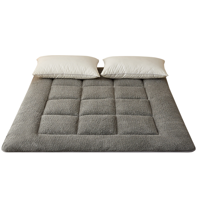 Lamb's Wool Mattress Cushion Household Winter Thickeneded Student Single Dormitory Milk Velvet Bottom Mattress Mattress Quilt