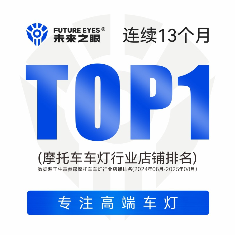 Future Eye F150Pro Motorcycle Led Spotlight Electric Vehicle Road Paving High and Low Beam Headlight External Strong Light Super Bright