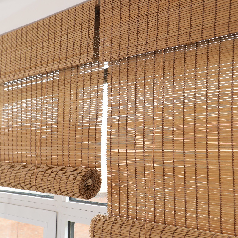 Новый китайский стиль, уличная и внутренняя бамбуковая штора, бамбуковая штора, бамбуковая рулонная штора, двор, гостиница, клуб, чайный дом, офис