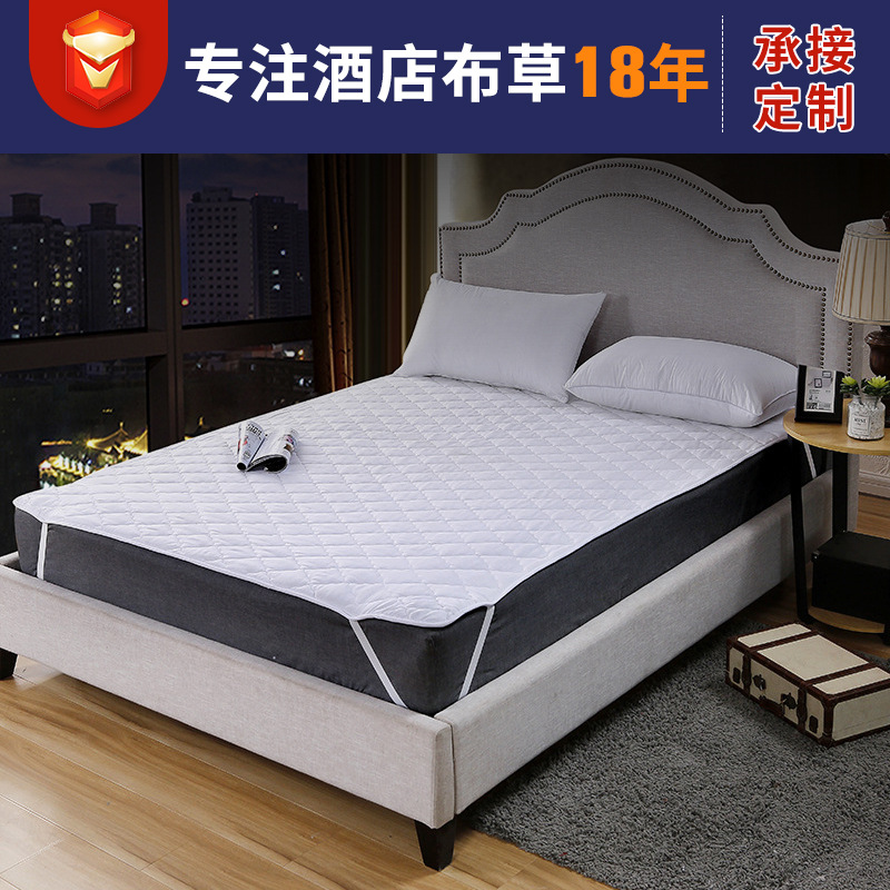 Хлопковый подстилочный матрас для отелей, оптовая продажа гостиничного постельного белья