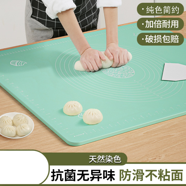 Food-Grade Silicone Mat Panel, Thickened Kneading Mat, Dough Mat, Chopping Board, Antibacterial, Non-Slip, Baking Rolling Mat, Non-Stick