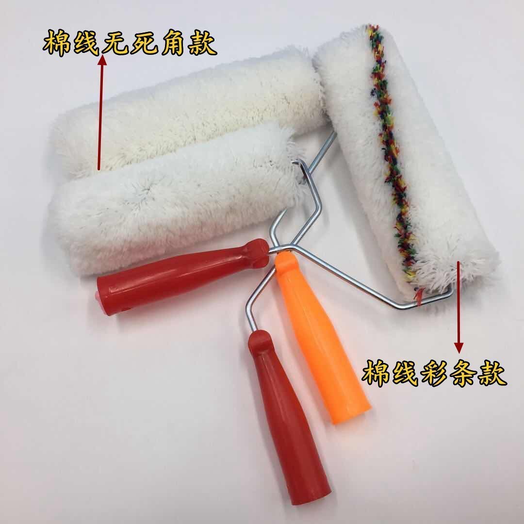 Cotton Roller Brush 6/8/9/ 10inch for Paint, Latex Paint, Coating Roller Brush, No Dead Corners, Anti-Drip, Popular Tool