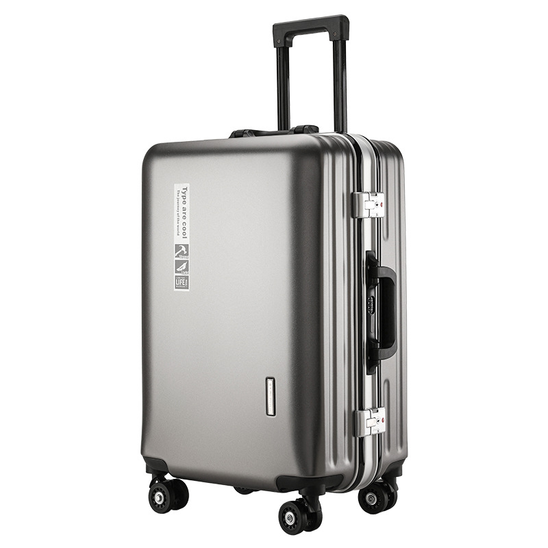 Luggage luggage case sturdy and durable zipper men's aluminum frame suitcase female student business scratch-resistant wear-resistant password box