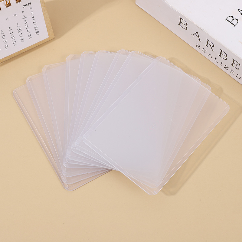 Hard Card Holder B8 Small Card Polaroid Plastic Transparent Laminated Card Holder Guka Hard Plastic Case Thickened Hard Card Film Card Release