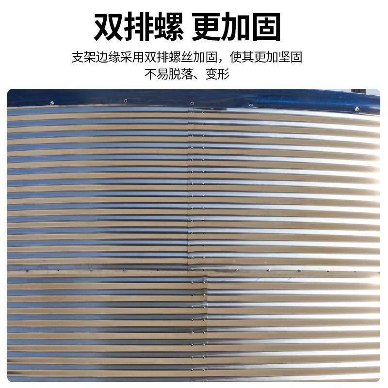 Galvanized Sheet Canvas Fish Pond Round Knife Scratch Breeding Reservoir Large High Density Fish Pond Temporary Koi Rearing Pool