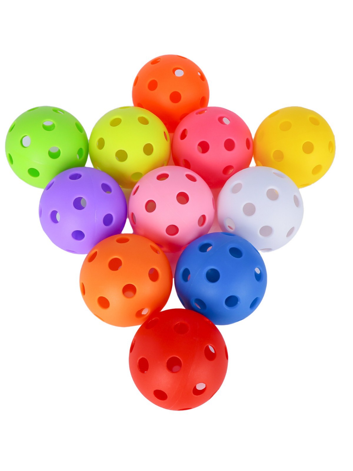 26-Hole 40-Hole Durable Pickleball Injection Molded Tpe Pickleball with Hole Injection Molded Ball Hole Ball Can Be Added with Logo