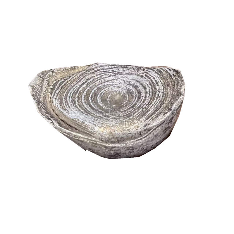 Antique Antique Mini Alloy Small Ingot Silver Ingot Qing Dynasty Antique Tianji Ingot Chicken Nest Silver Ingot Wordless Ingot