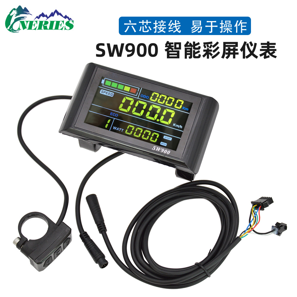 6-ядерный Sw900 цветной экран ум仪电ный инструмент для электровелосипеда горного велосипеда влагозащищенные части модификации