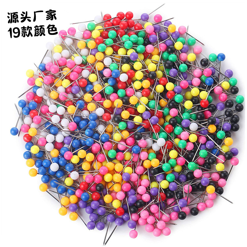 Цветные пластиковые иглы для канцелярии, фиксирующие аксессуары