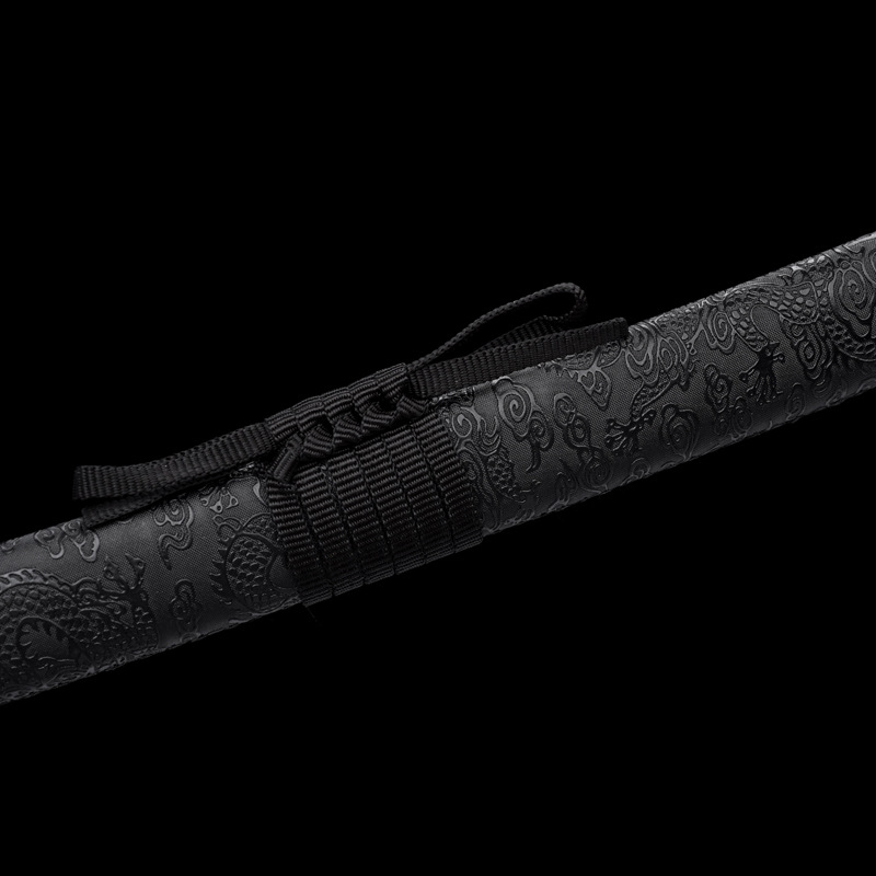 Longquan City Sword Japanese Cold Weapon High Manganese Steel Self-Defense Katana Hard Sword Hand-Forged Command Knife Unedged