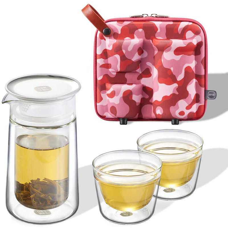Manufacturer Customized Eva Tea Set Bag, Portable Tea Cup and Teapot Cosmetics Bag, Shock-Proof and Drop-Proof, Can Print Logo, Etc
