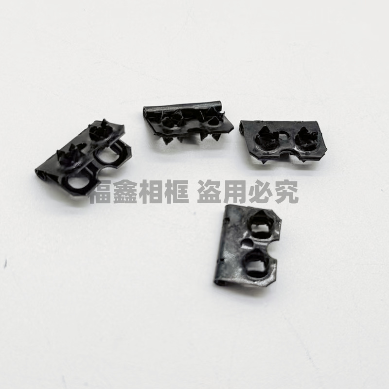 Photo Frame Backboard with Barbed Hinges, Photo Frame Hardware Accessories, Density Board Backboard Fixed Support Frame Hinges