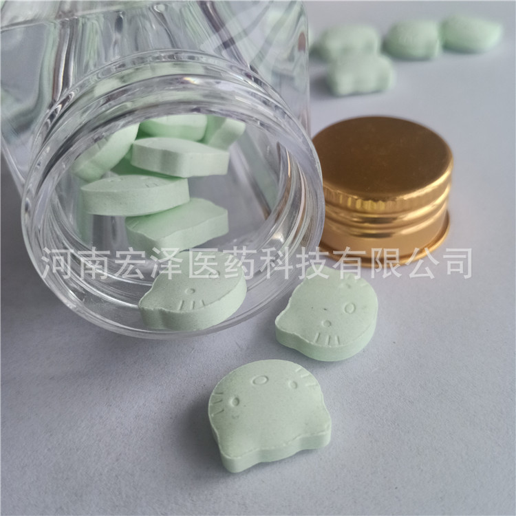 Oval Tablets, Tablet Candy Processing, Enzyme Tablets, Chewable Tablets, Dietary Fiber Tablets, Factory Direct Sales
