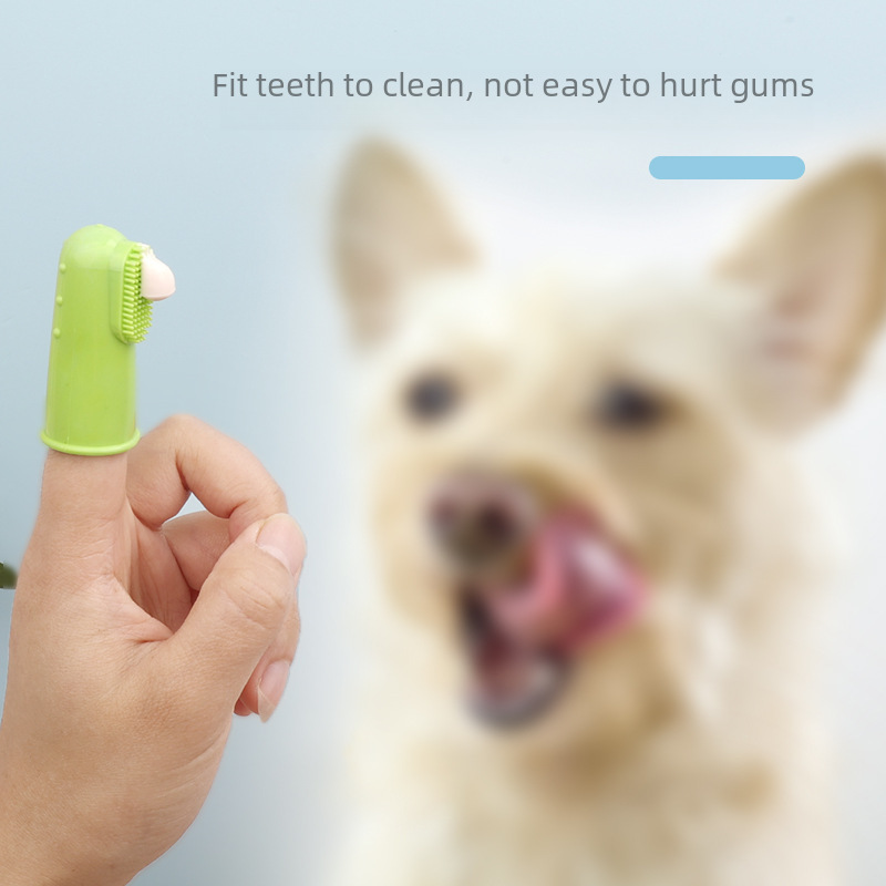 Pet Toothbrush Dog Cat Brushing Teeth Cleaning Finger Cover Toothbrush Dog Cat Pet Supplies Toothbrush Manufacturer Wholesale Direct Sales