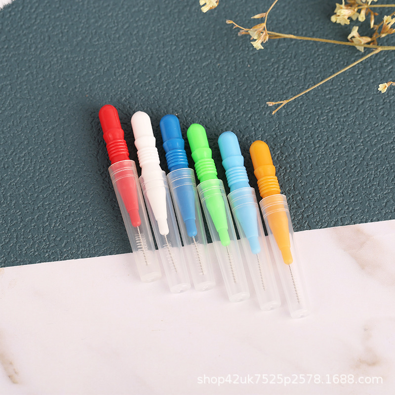 Oral Care Ready-Made Interdental Brushes, Packaged on Demand, Clean Orthodontic Interdental Brushes, Men's and Women's Dental Care