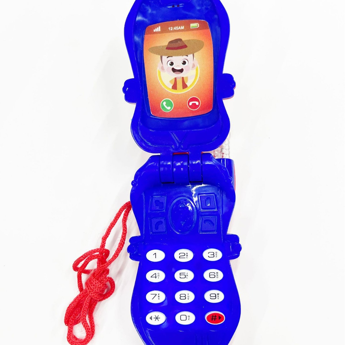 Cross-Border Children's Flip Phone Toy Two-Year-Old Baby Mobile Phone Mini Mobile Phone Smart Early Education Music English