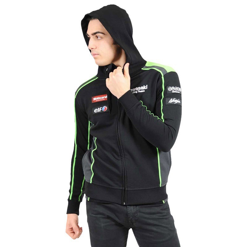 Cross-Border Off-Road Racing Suit, Fleece Sweatshirt Jacket, Versatile and Handsome, Warm, European and American Sizes, Loose Version