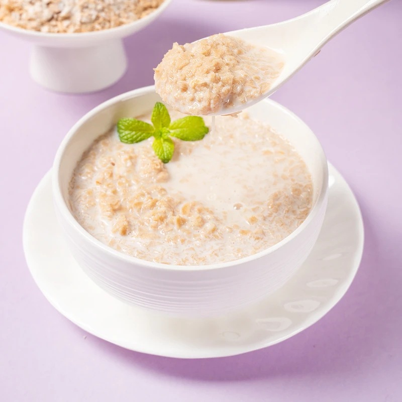 in stock Daifa Haiyan Salty Oatmeal 300g 10 Packets Breakfast Daifa Satif Small Packed Light Food