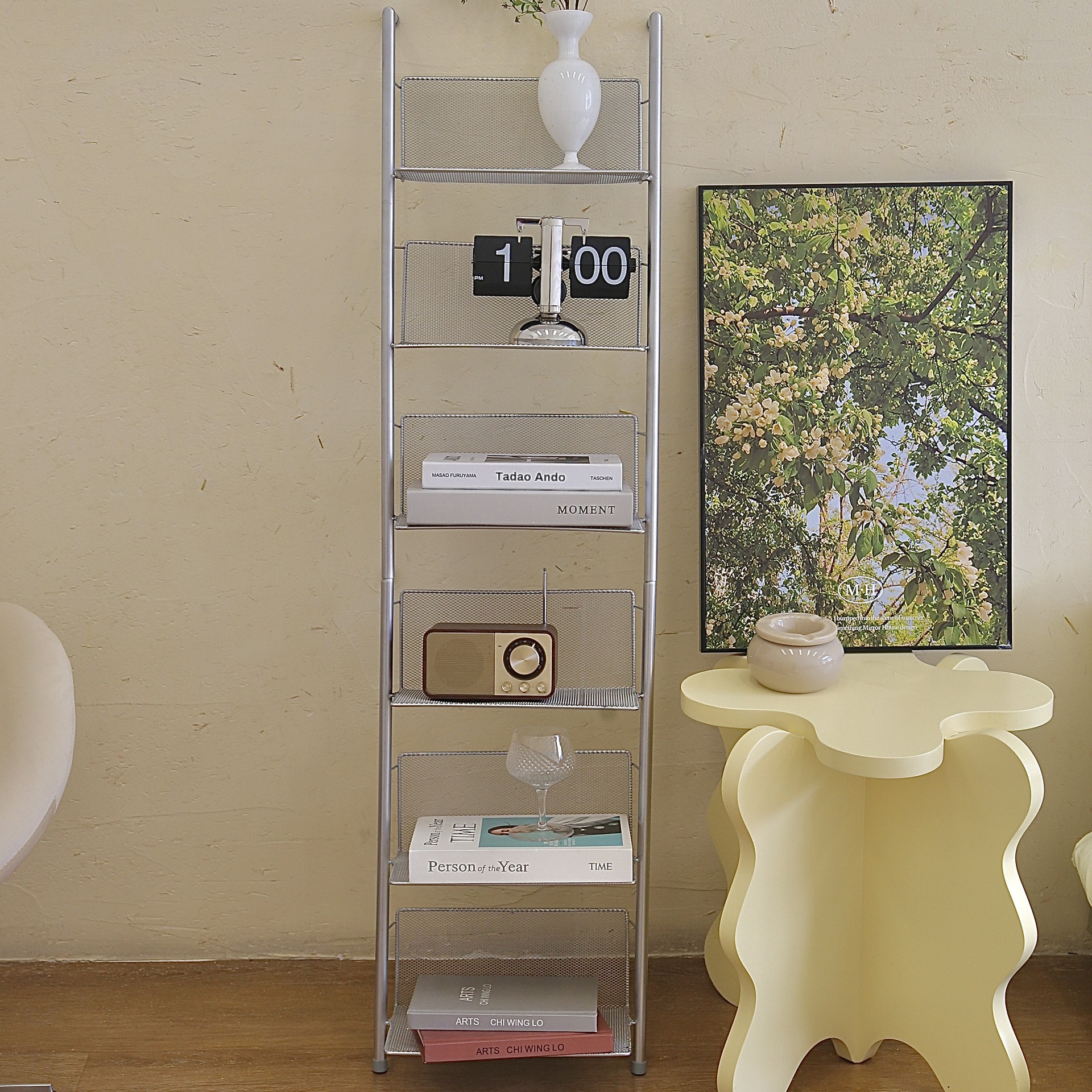 Magazine Rack Studio Photography Display Magazine Storage Floor-Standing Bookshelf Ins Xiaohongshu Same Style