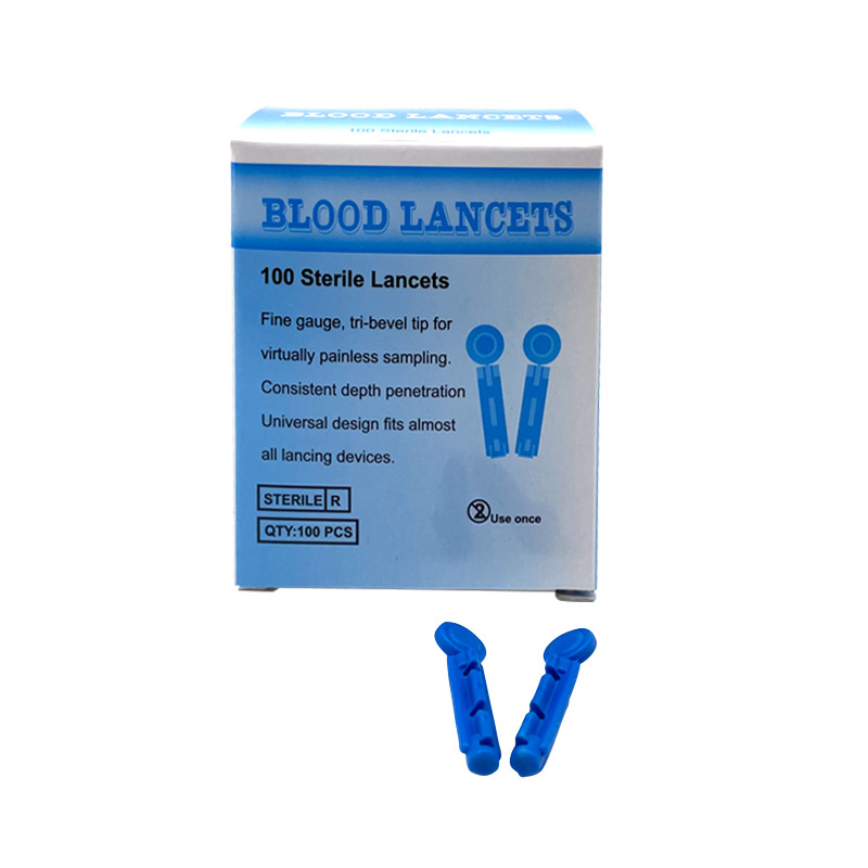 Disposable Blood Collection Needle, Fingertip Blood Collection Pen, Bloodletting Needle, Cupping Test, Finger Blood Glucose Test, Low-Pain for Home Use