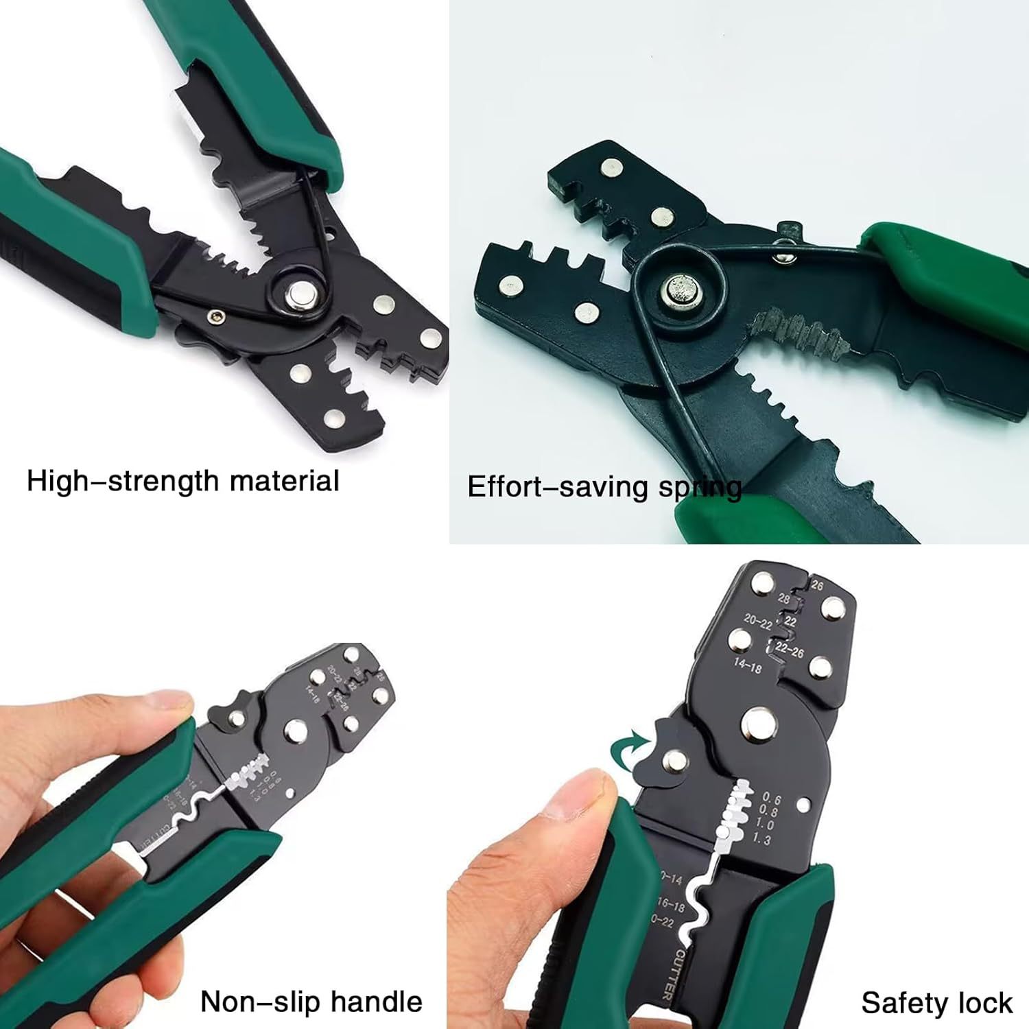 Crimpzange, Aderendhülsenzange, Quetschzange, Crimpwerkzeug