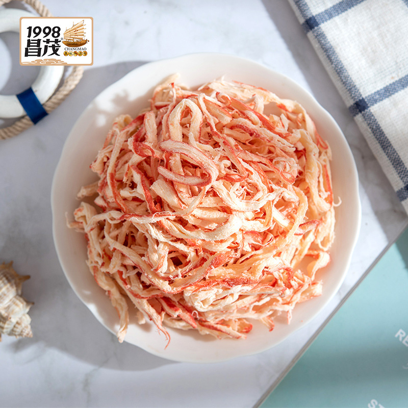 Changmao instant delicious squid shredded 100g shredded squid shredded seafood snack snack leisure food wholesale