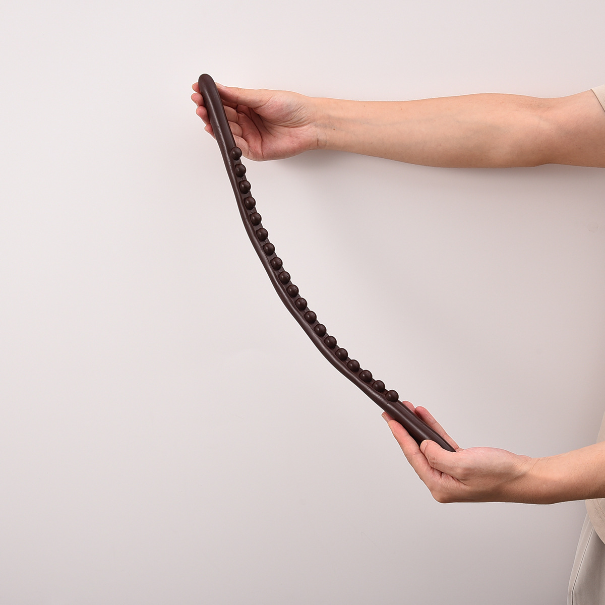 New Nineteen Beads Rolling Bar General Body Meridian Dredging Rolling Bar Massage Rubbing Abdominal Cervical Spine Scraping Tool