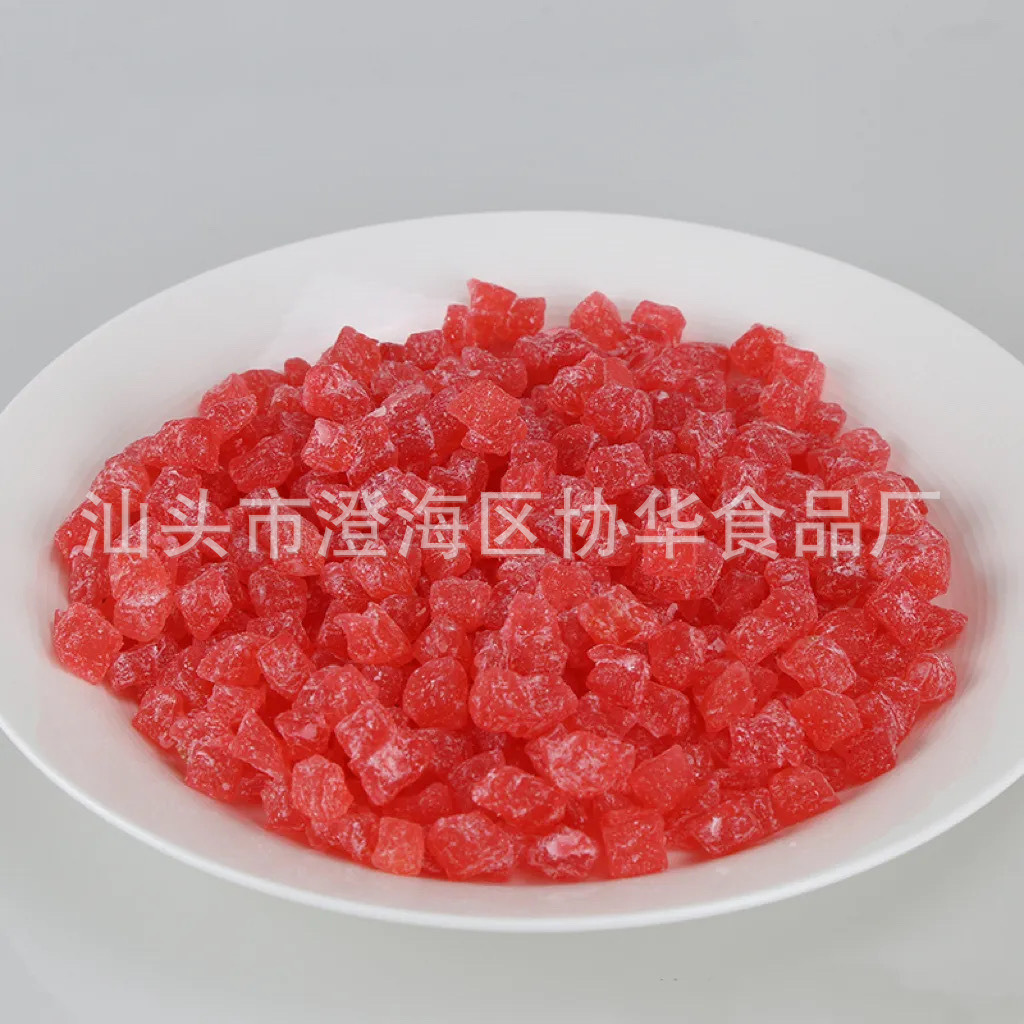 Manufacturer Supplies Papaya Cubes, Papaya Cubes, Ready-To-Eat Candied Snacks, Flower and Fruit Tea, Fruit Cubes, Fruit Porridge Ingredients